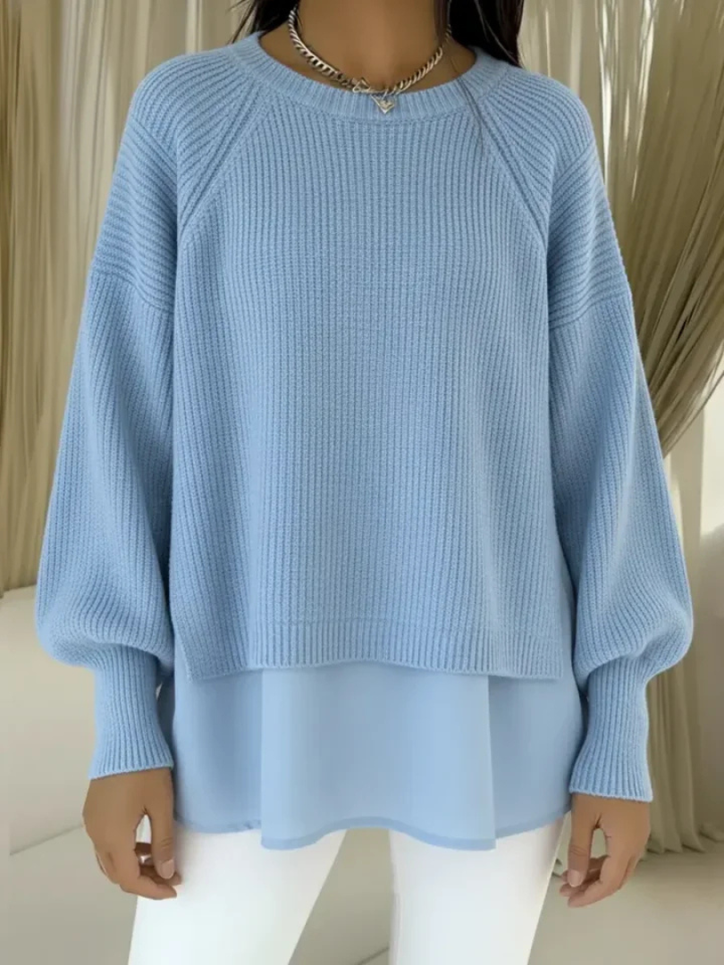 Amparo Mixed Knit Jumper