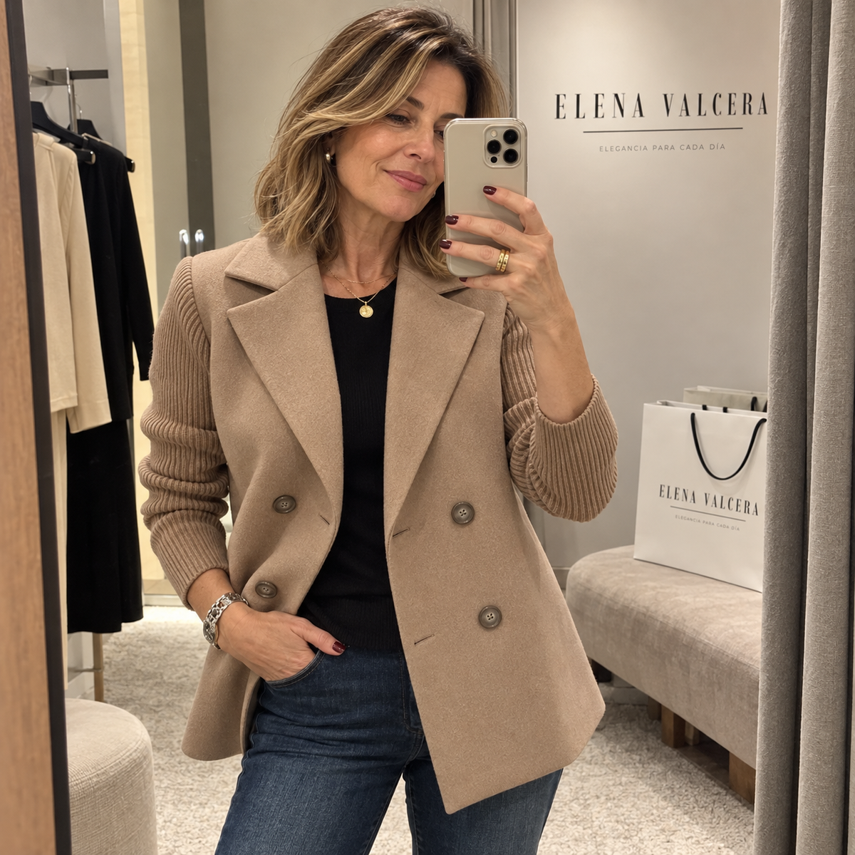 Carmen | Americana elegante de punto
