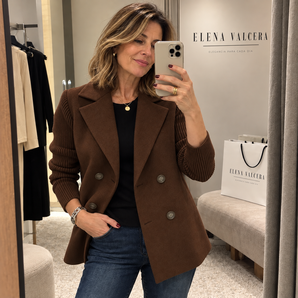 Carmen | Americana elegante de punto