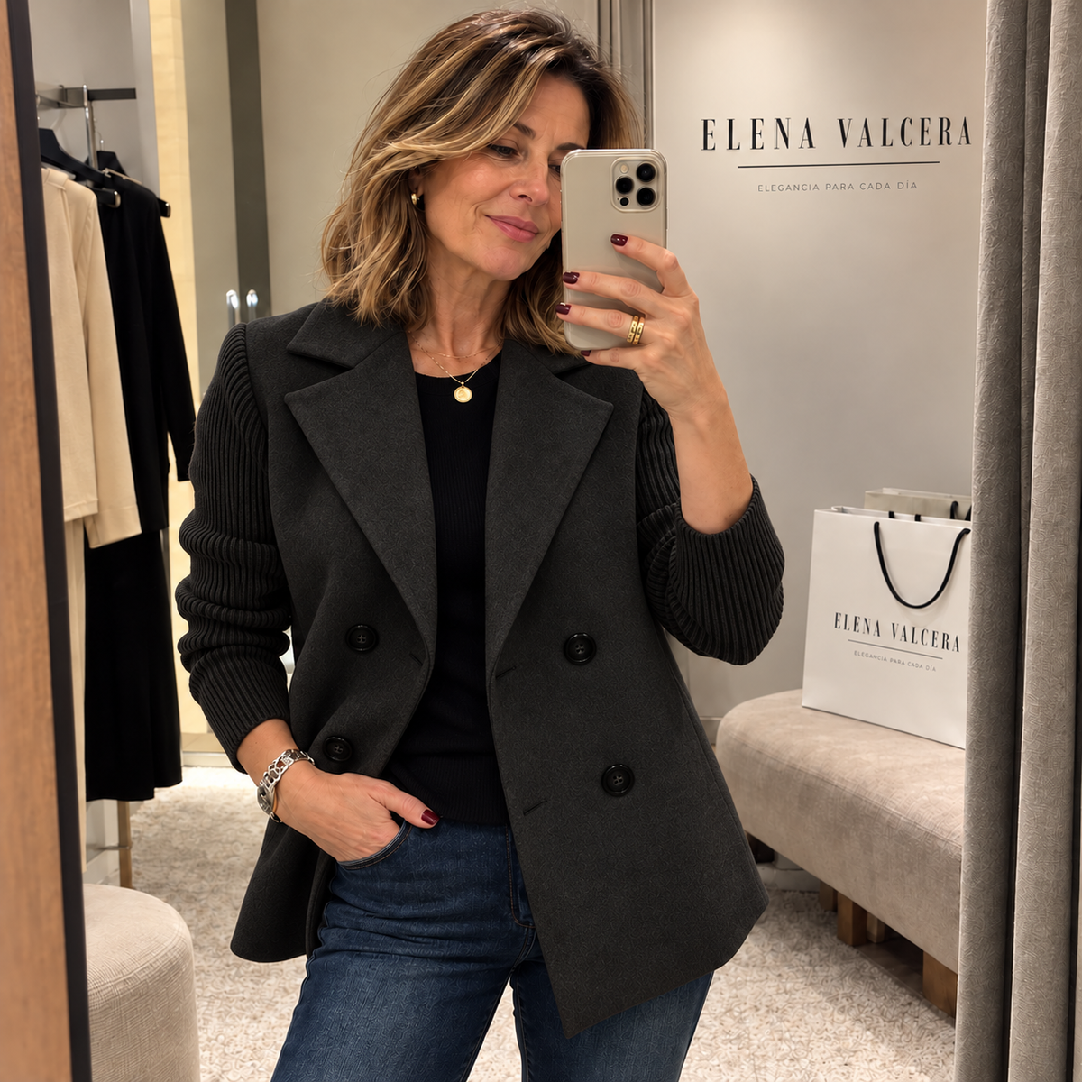 Carmen | Americana elegante de punto