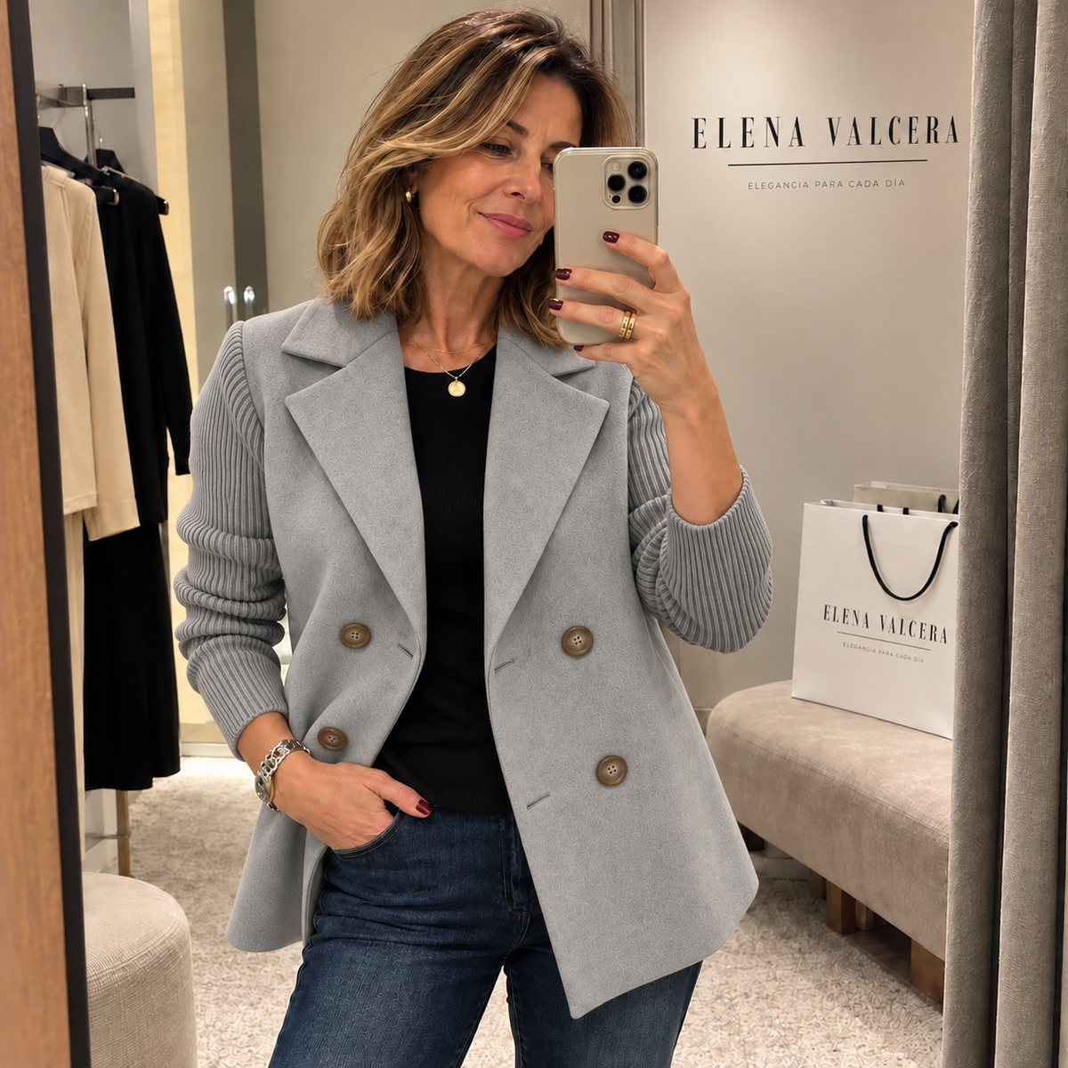 Carmen | Americana elegante de punto