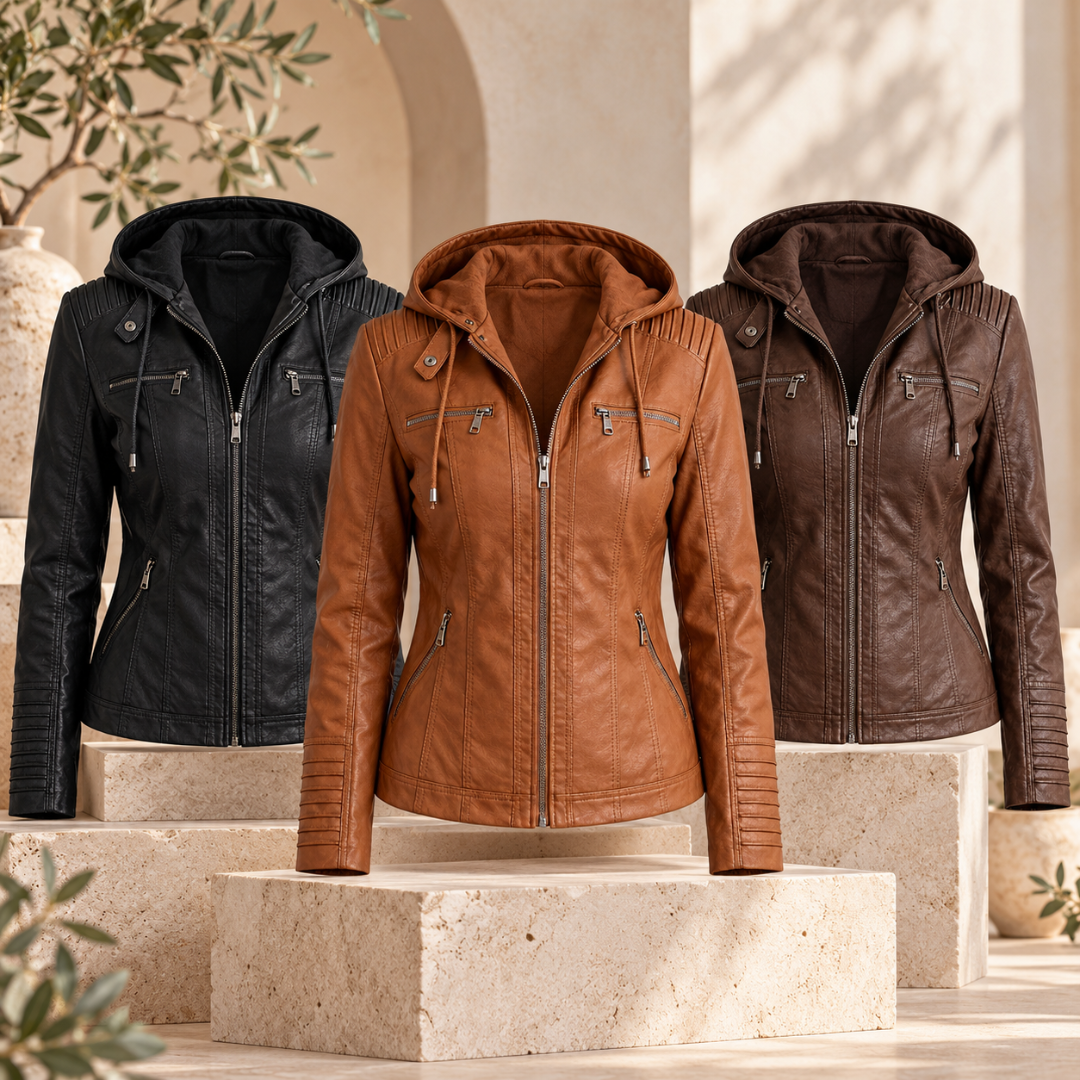 Asunción - Chaqueta de Piel Resistente y Elegante