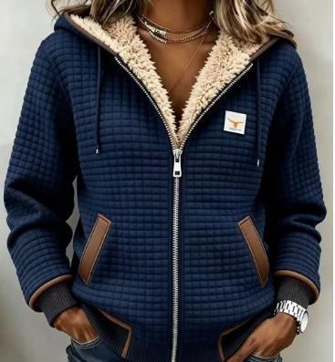 Lucía | Chaqueta acolchada con capucha sherpa