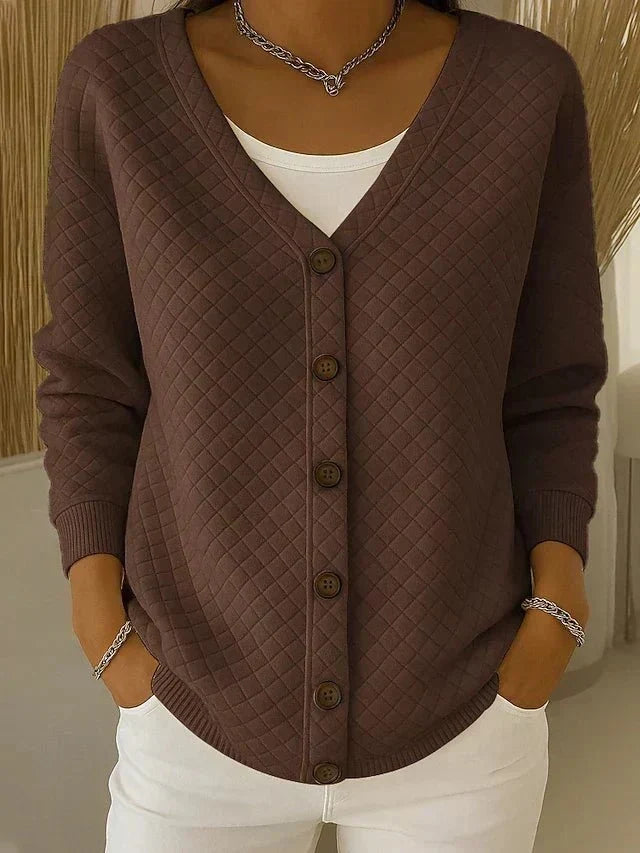 Adriana Quilted Cardigan