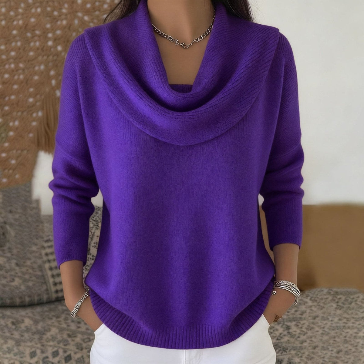 Beatriz Draped Neck Jersey