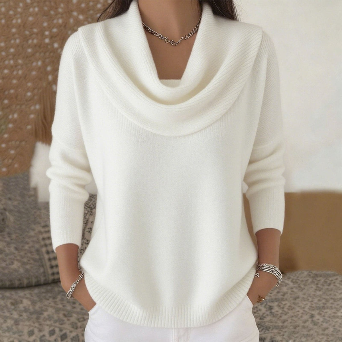 Beatriz Draped Neck Jersey