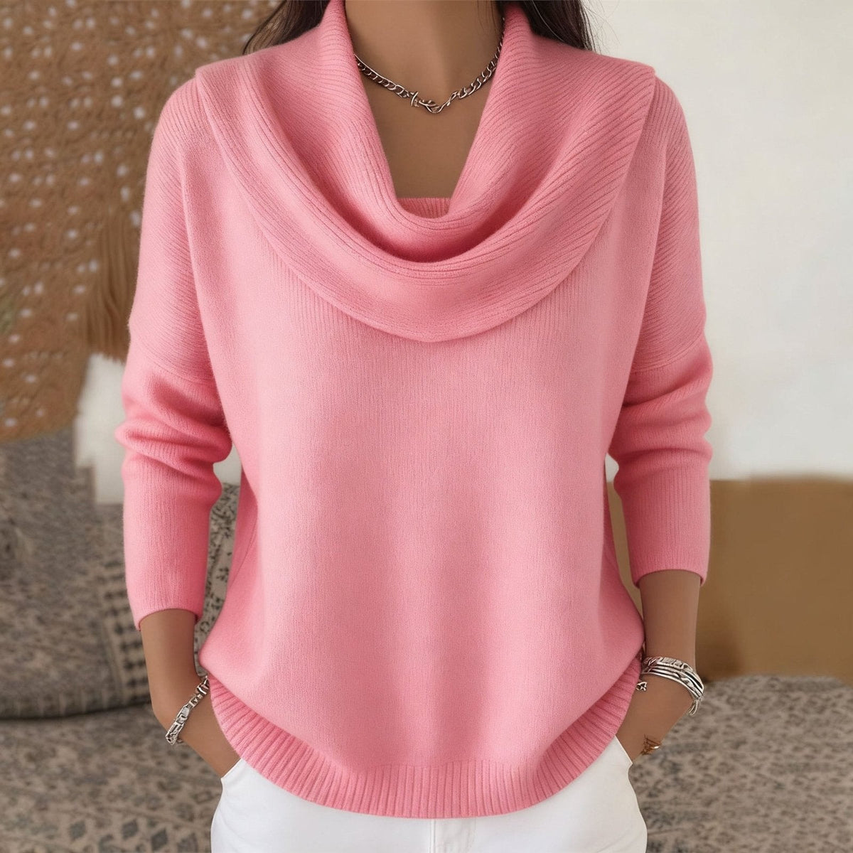 Beatriz Draped Neck Jersey