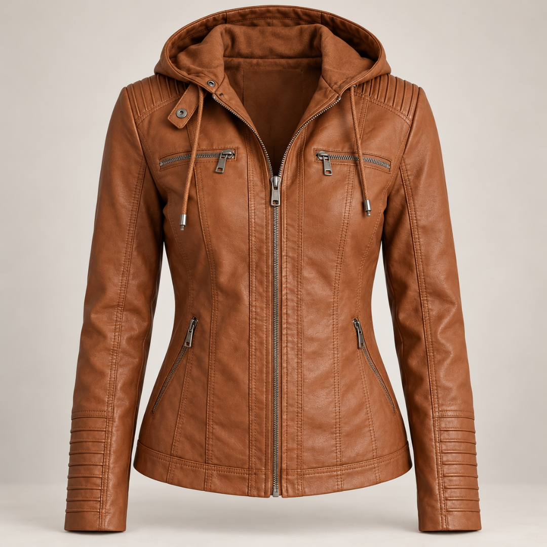 Asunción - Chaqueta de Piel Resistente y Elegante