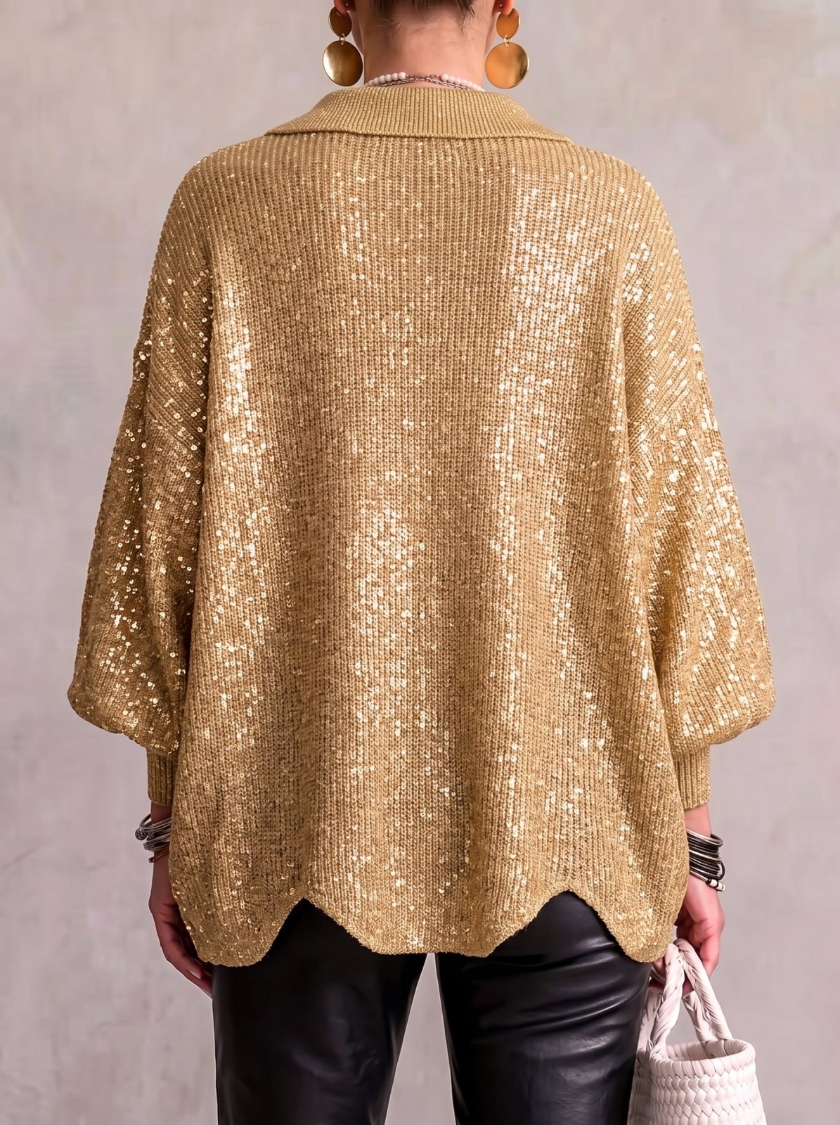 Manuela Cardigan with Gold Buttons