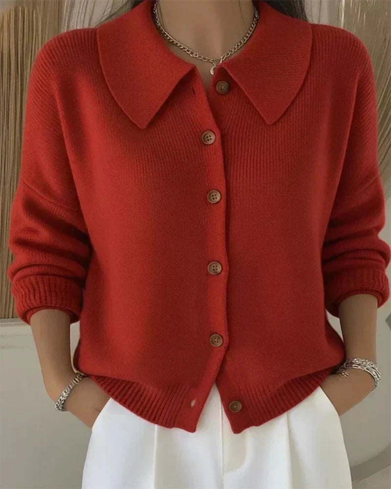 Mercedes Shirt-Style Cardigan