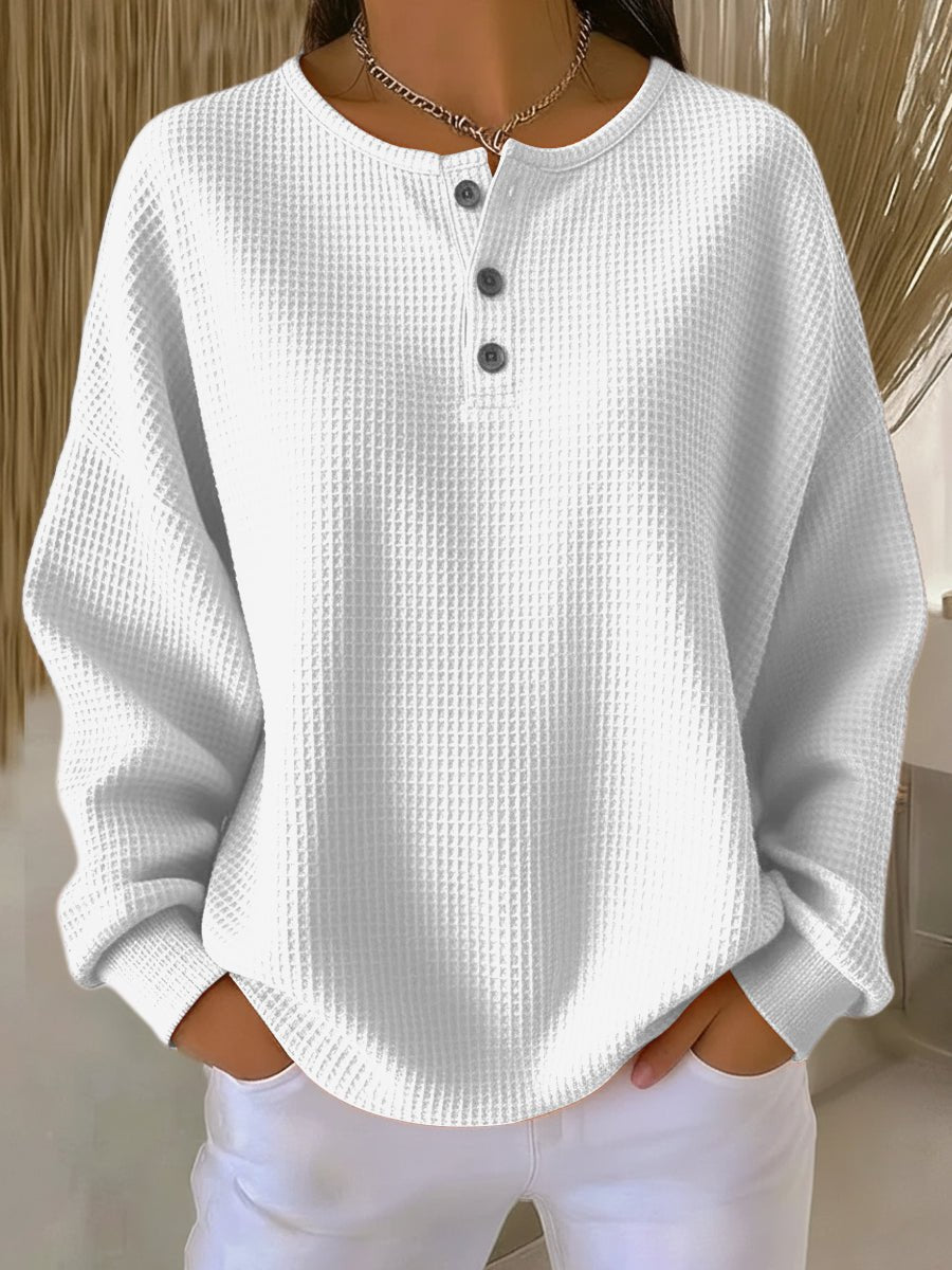 Nieves Comfortable Knitted Sweatshirt
