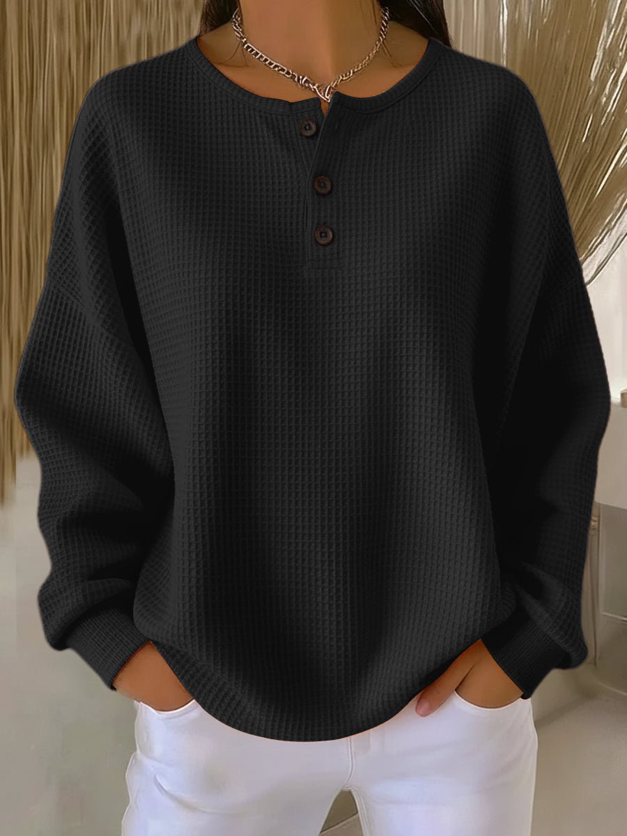 Nieves Comfortable Knitted Sweatshirt