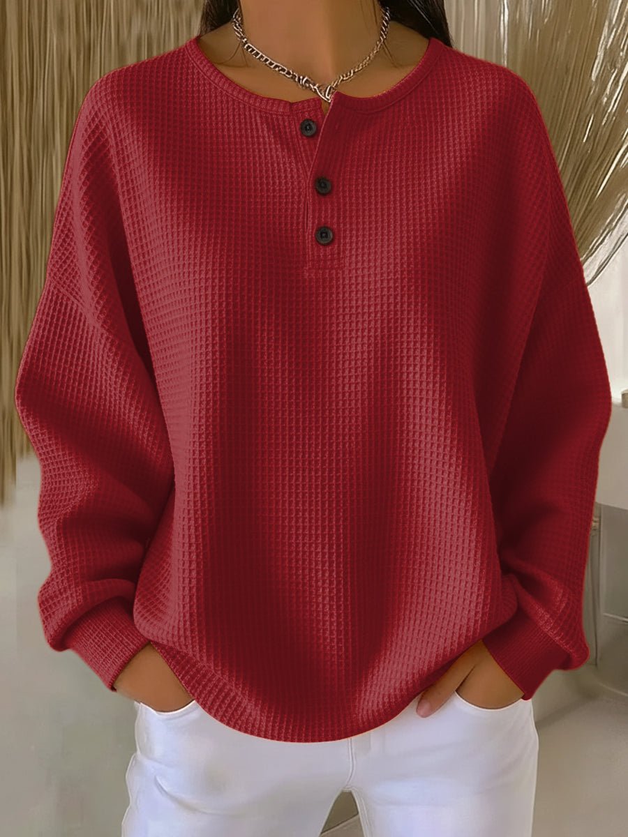 Nieves Comfortable Knitted Sweatshirt