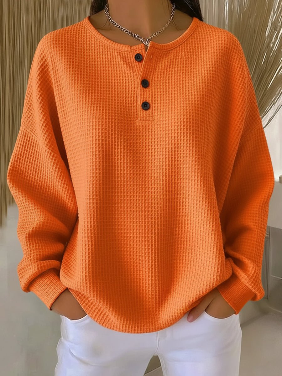 Nieves Comfortable Knitted Sweatshirt