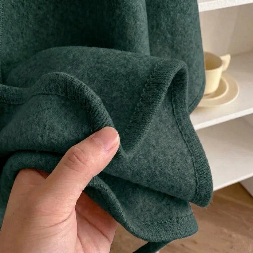 Isabel | Poncho envolvente con presilla frontal