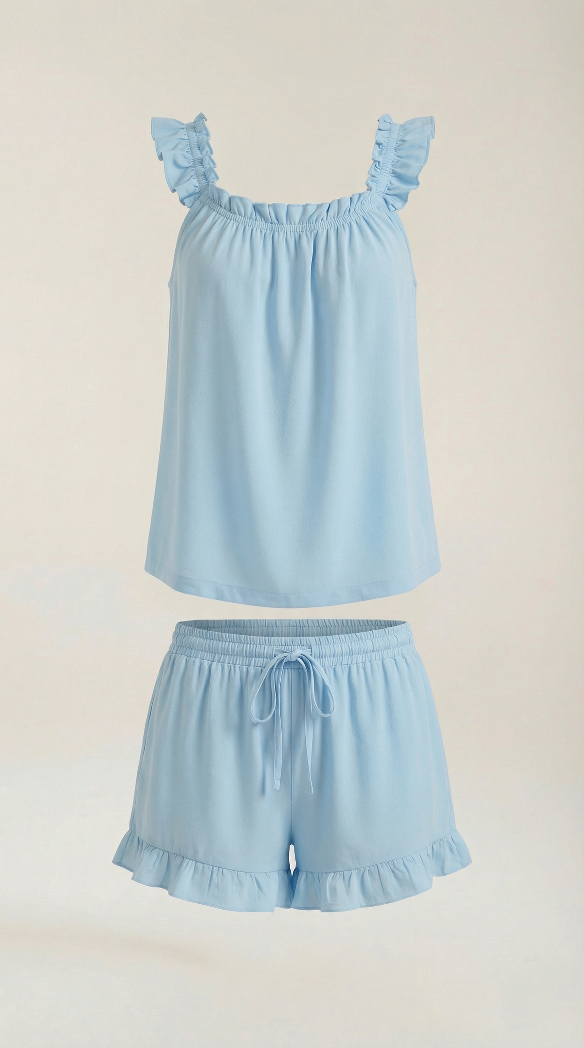 Helen cotton set with ruffle details