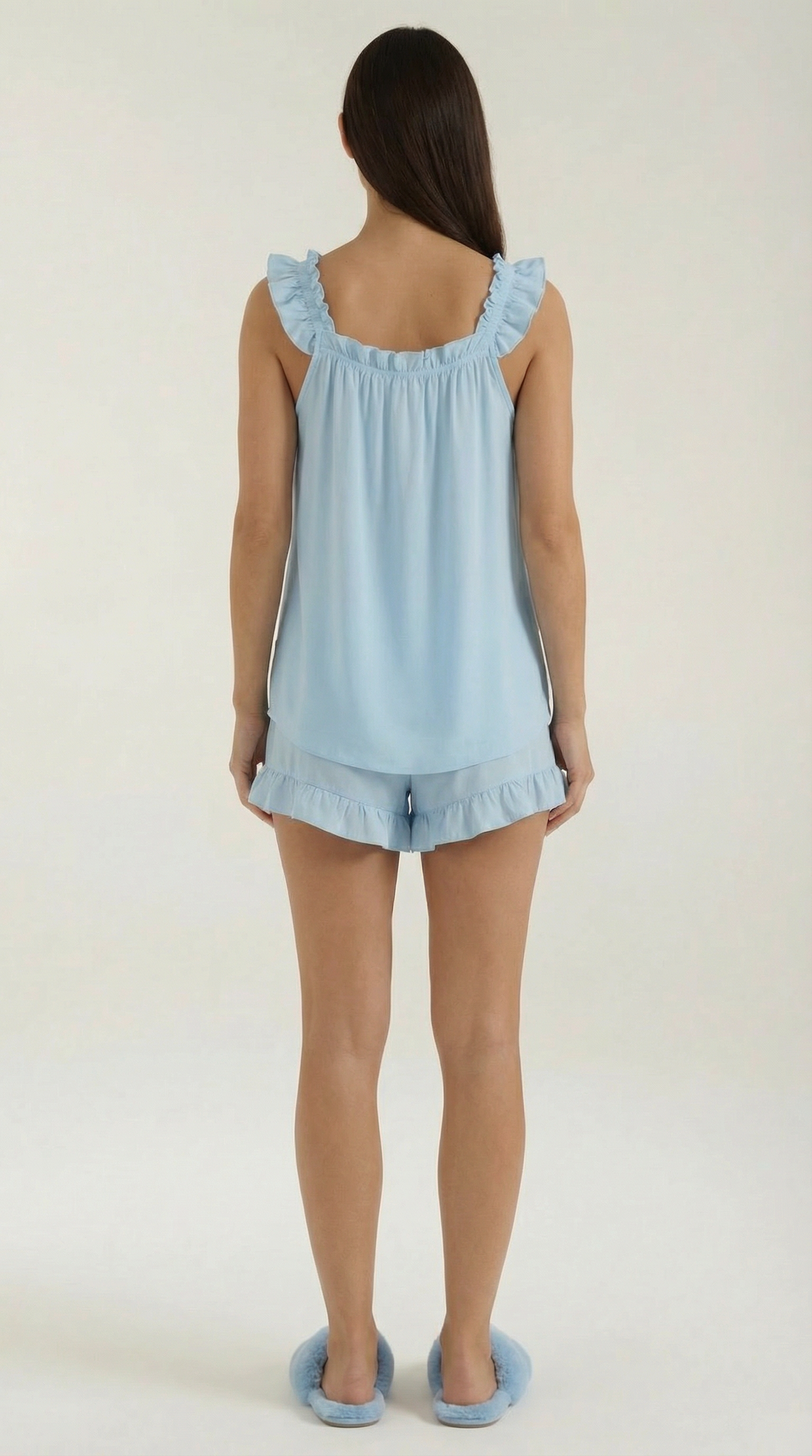 Helen cotton set with ruffle details