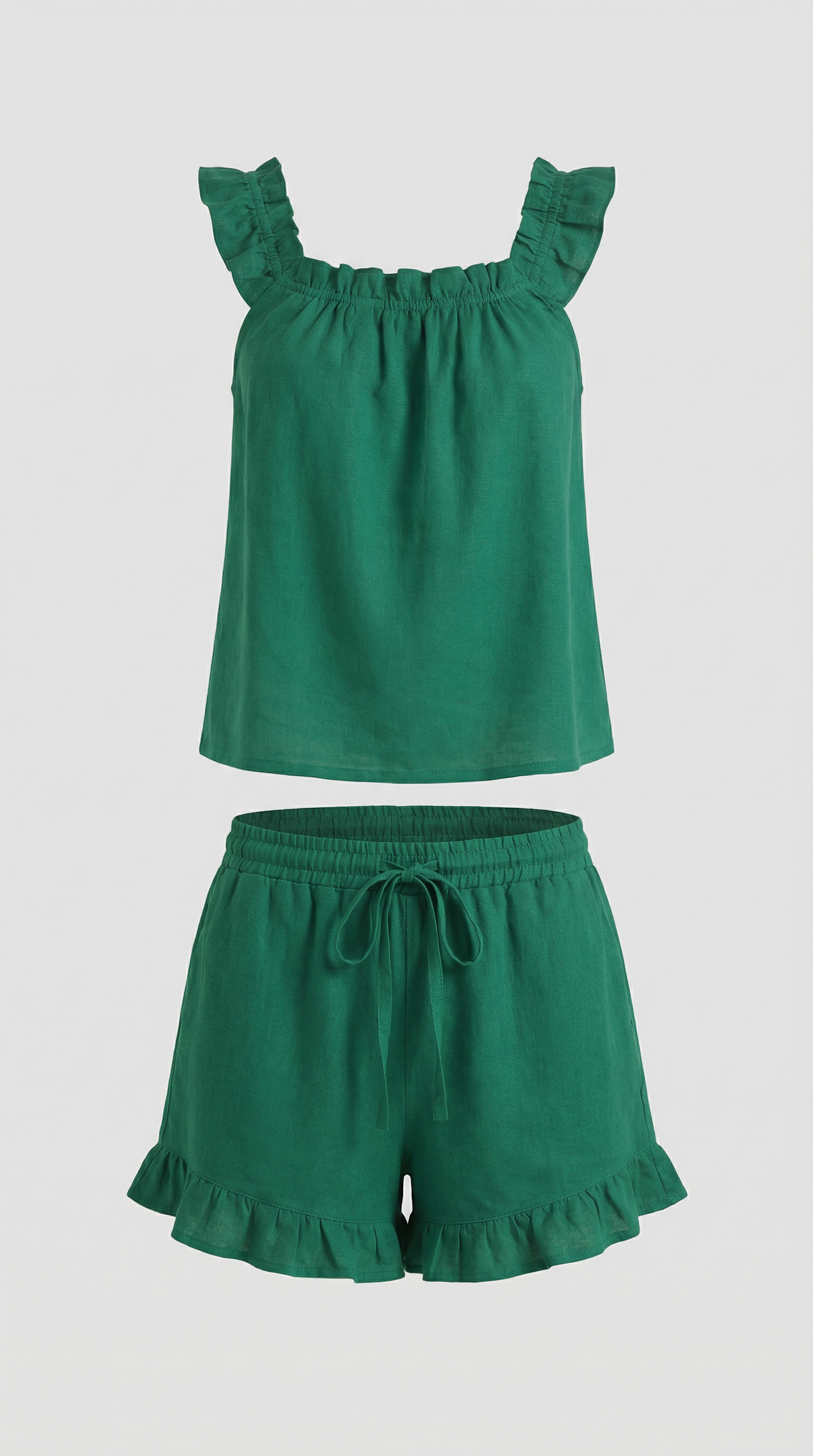 Helen cotton set with ruffle details