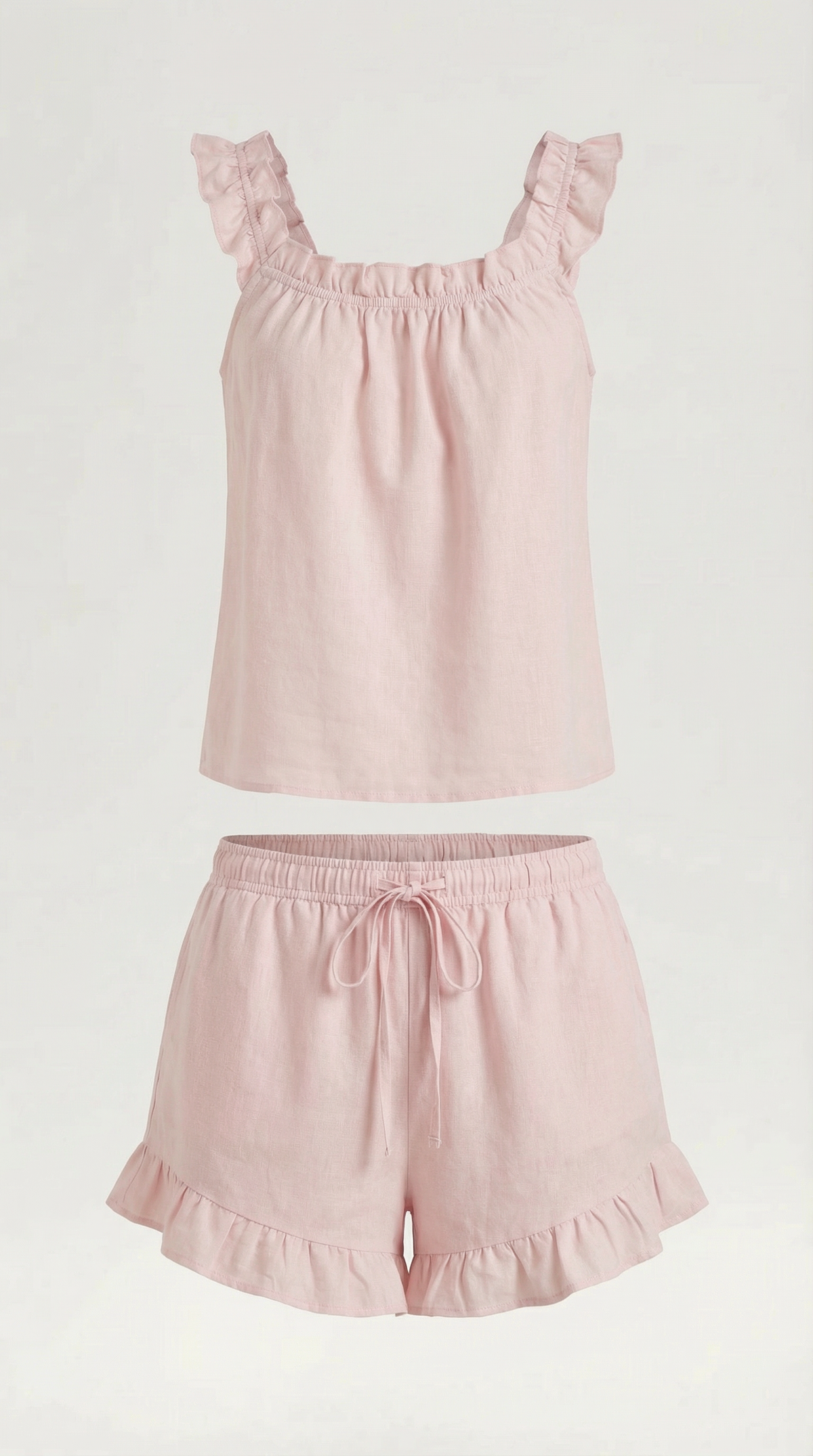 Helen cotton set with ruffle details