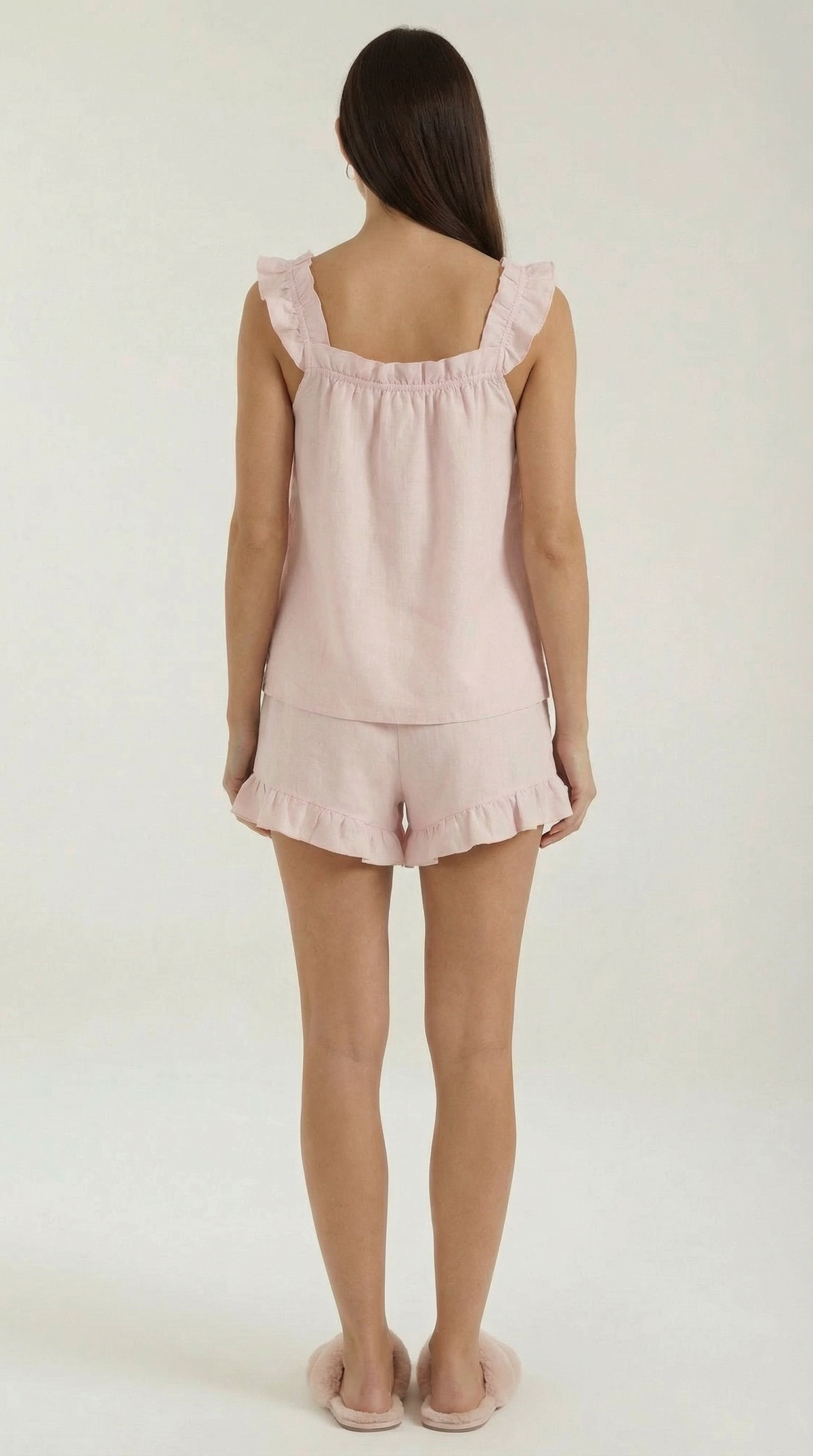 Helen cotton set with ruffle details
