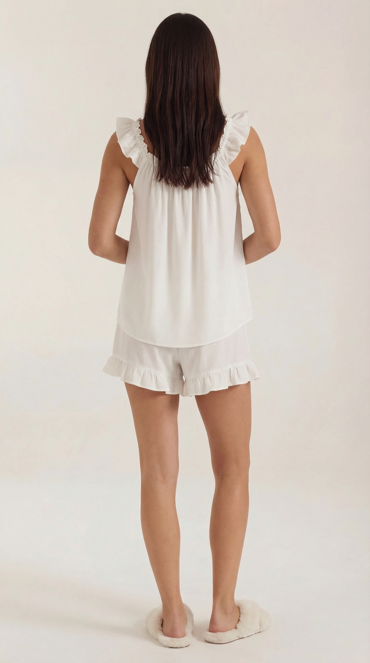 Helen cotton set with ruffle details