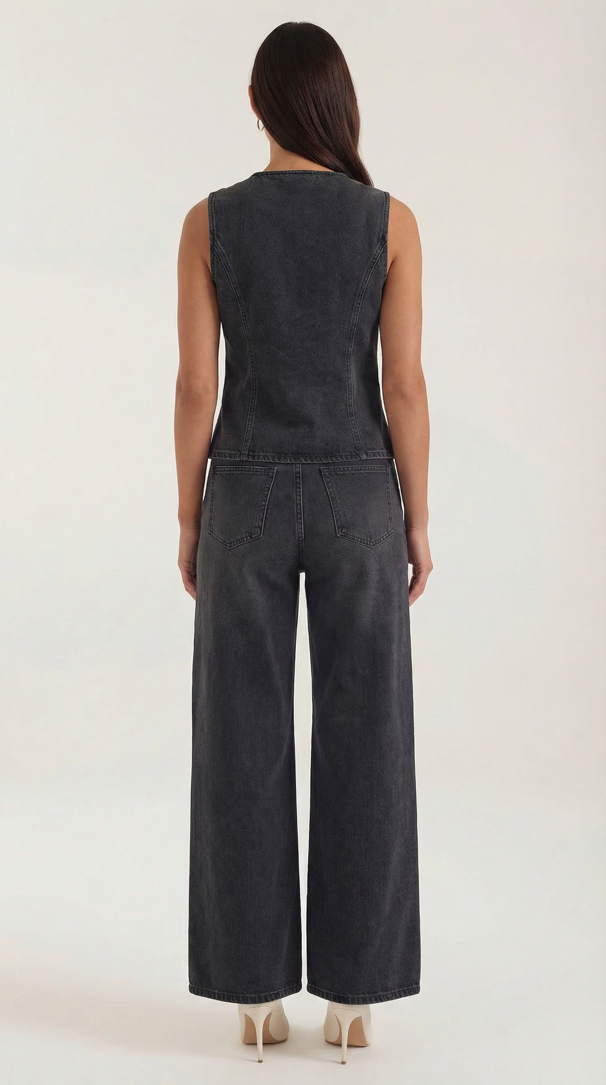 Rhonda Cotton and Denim Set