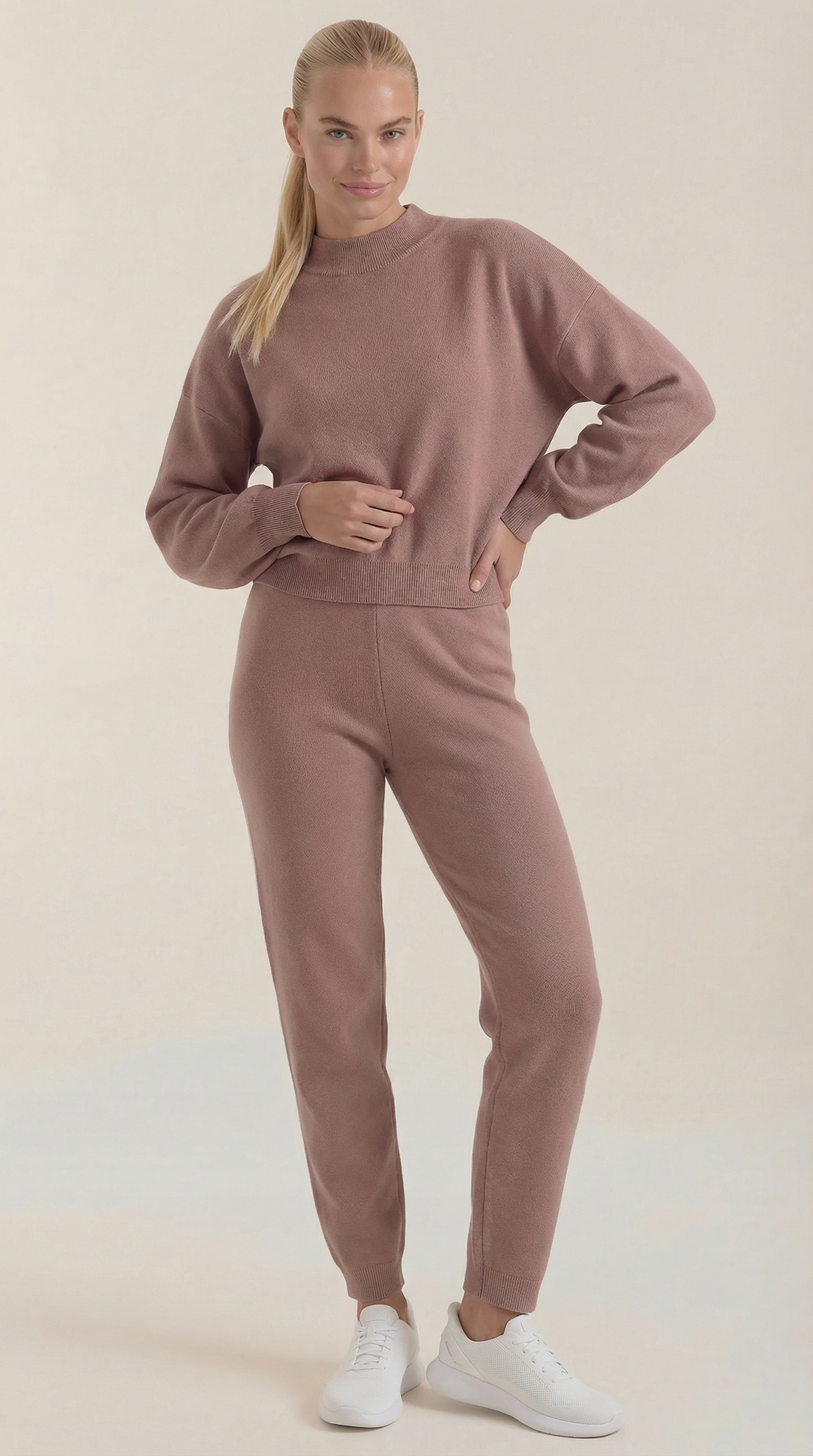 Mavis Strick High Neck Lounge Set