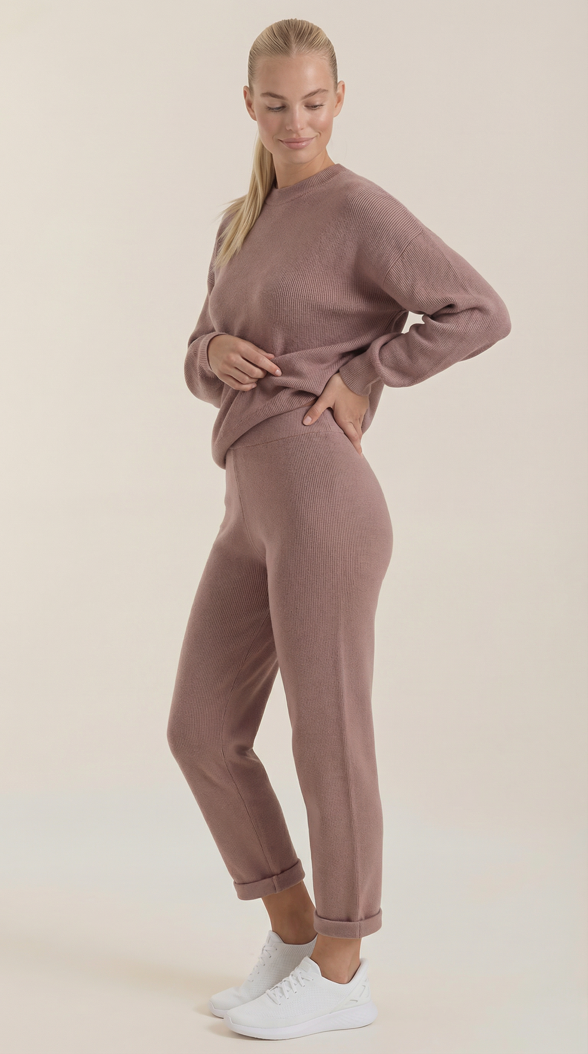 Mavis Strick High Neck Lounge Set